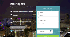 Desktop Screenshot of mechblog.com