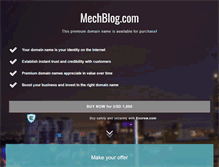 Tablet Screenshot of mechblog.com